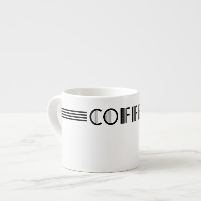 Taza De Espresso Art Deco (Izquierda)
