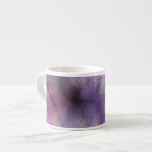 Taza De Espresso arte abstracto púrpura del cubismo inconsútil