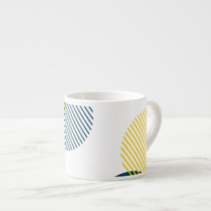Taza De Espresso Arte abstracto urbano moderno, sencillo, mínimo y 