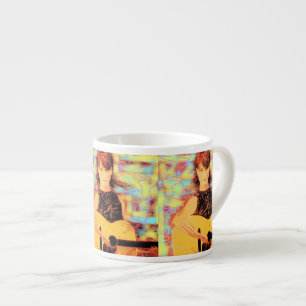 Taza De Espresso arte chica folksinger
