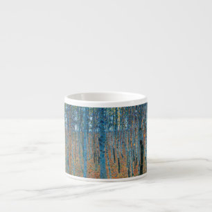 Taza De Espresso Arte de Gustav Klimt Bosque de Hayas Vintage