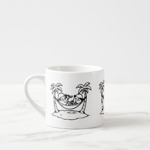 Taza De Espresso Arte de huevo RG RA