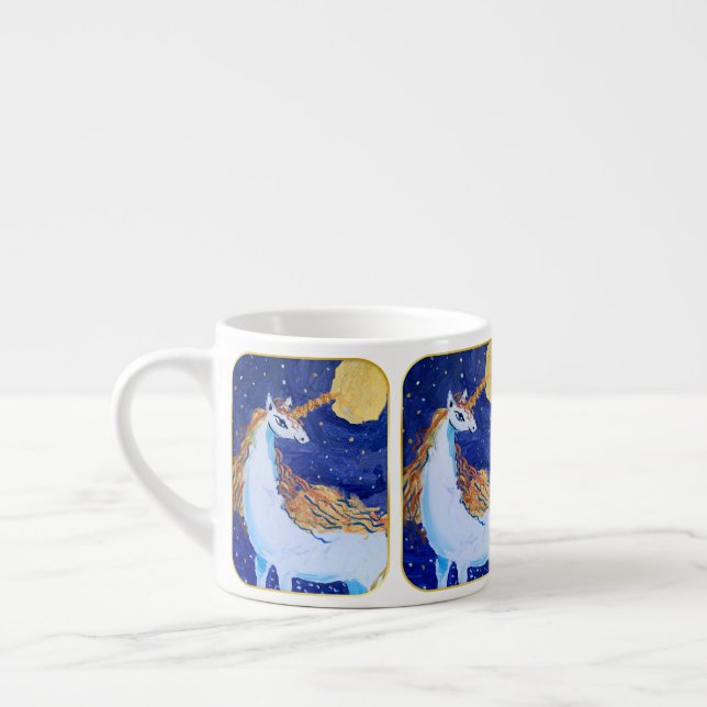 Taza De Espresso "Arte de niños" de Unicornio (Izquierda)