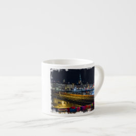 Taza De Espresso Arte de Suecia - colección de Estocolmo - invierno