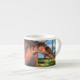 Taza De Espresso Arte prehistórico de Kentrosaurus Dinosaurio Jungl