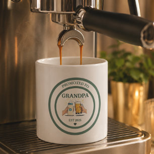 Taza De Espresso Ascendido a Abuelo Fund. 2025
