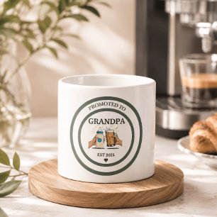 Taza De Espresso Ascendido a Abuelo Fund. 2025