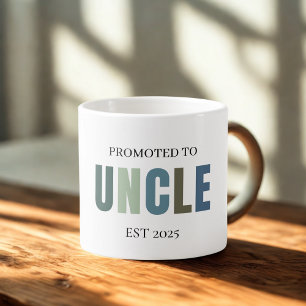 Taza De Espresso Ascendido al tío EST 2025   Personalizado