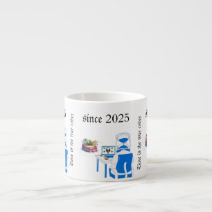 Taza De Espresso Astronauta Mug Hourglass Head Space Mug for Office
