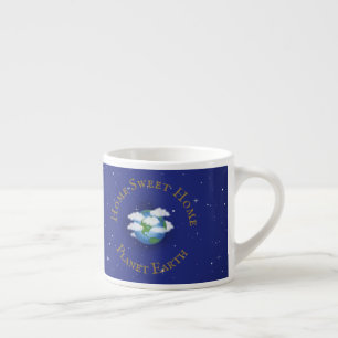 Taza De Espresso Astronomía caprichosa del "Hogar dulce Planeta Tie