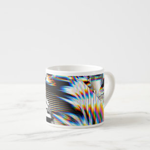 Taza De Espresso Ataque con arco iris