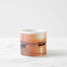 Taza De Espresso Atardecer en Zanzíbar