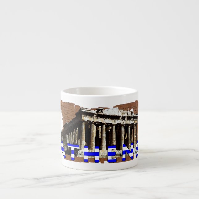 Taza De Espresso Atenas, Grecia (Frente)