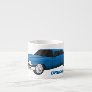 Taza De Espresso Auto clásico Guay blue 1959