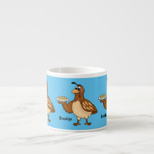 Taza De Espresso Ave feliz con personalizado de huevos