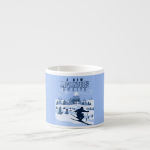Taza De Espresso Aventura al aire libre snowboard Winter