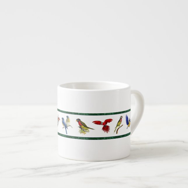Taza De Espresso Aves bonitos (Colección Bridget) (Derecha)