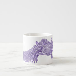 Taza De Espresso Axolotl Mini Espresso Mug - PURPLE