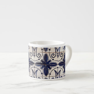 Taza De Espresso Azulejo del portugués del vintage