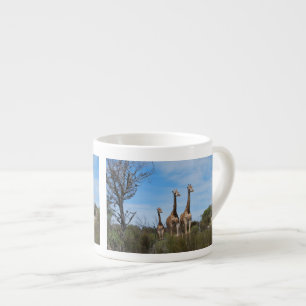 Taza De Espresso Azulejo Horizonte Jirafa Sorbo