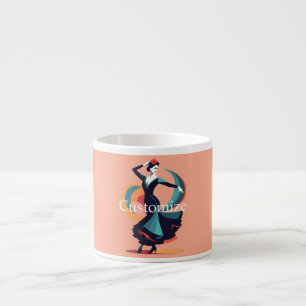 Taza De Espresso Bailarín de Flamenco Thunder_Cove