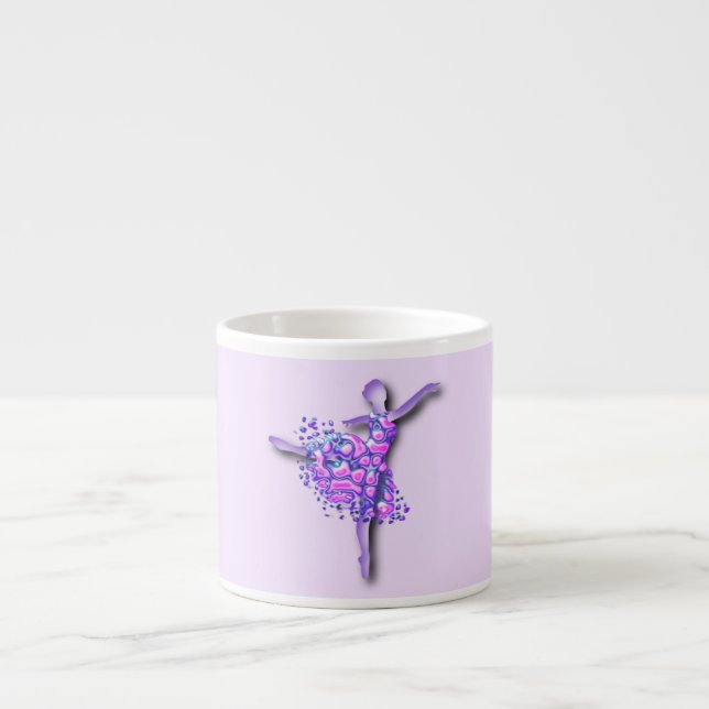 Taza De Espresso Bailarina de ballet Espresso Mug (Frente)