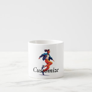 Taza De Espresso Bailarina de Hip Hop Thunder_Cove