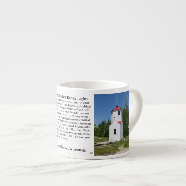 Taza De Espresso Baileys Harbour Range Lights espresso mug (Derecha)