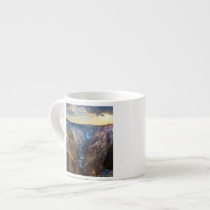 Taza De Espresso Baje las caídas del punto del artista