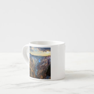 Taza De Espresso Baje las caídas del punto del artista