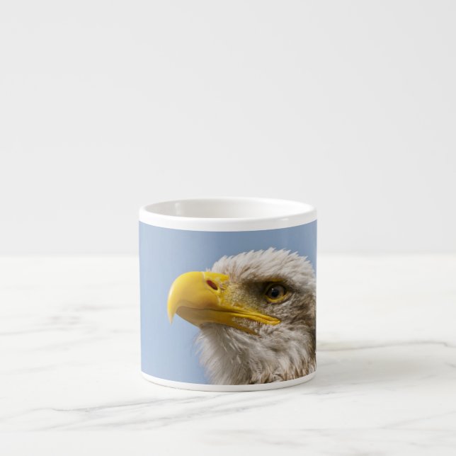 Taza De Espresso Bald Eagle (Frente)