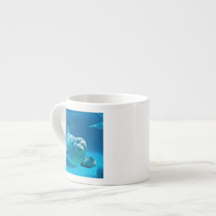 Taza De Espresso Ballena de la beluga