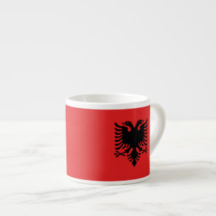 Taza De Espresso Bandera albanesa