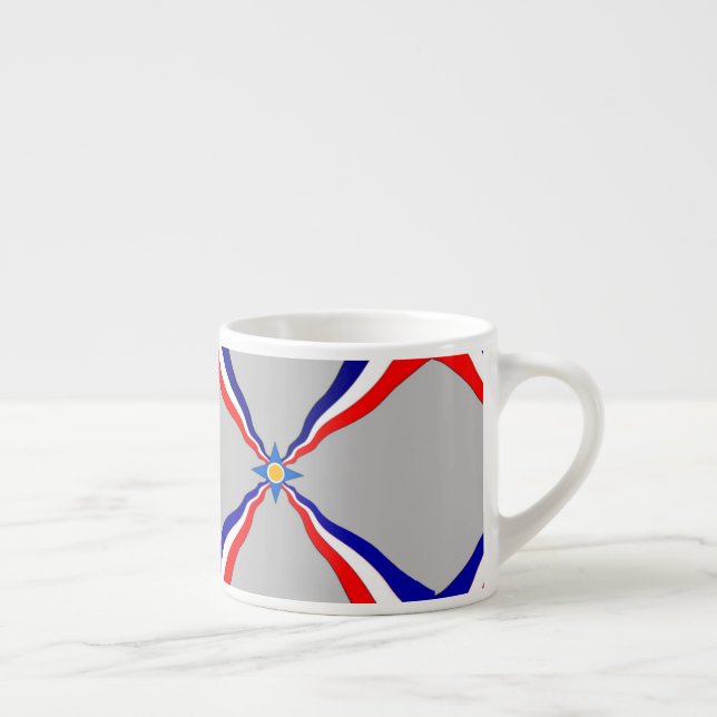Taza De Espresso Bandera asiria (Derecha)