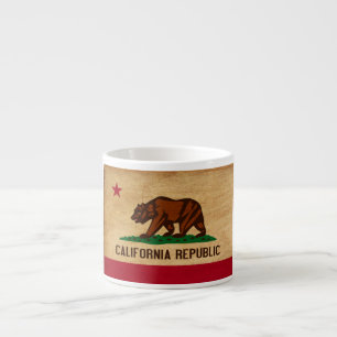 Taza De Espresso Bandera de California
