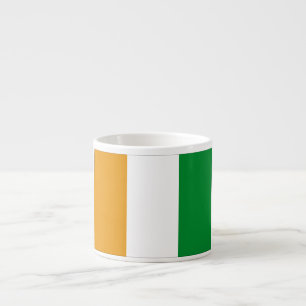 Taza De Espresso Bandera de Costa de Marfil