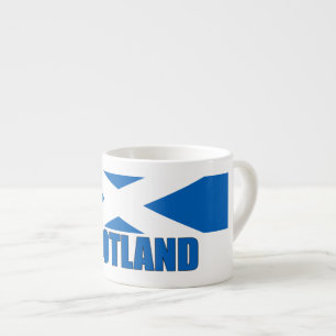 Taza De Espresso Bandera de Escocia