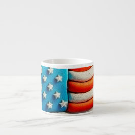 Taza De Espresso Bandera de Estados Unidos