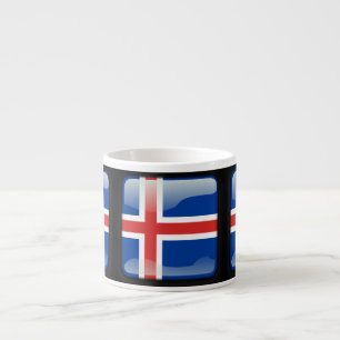 Taza De Espresso Bandera de Islandia