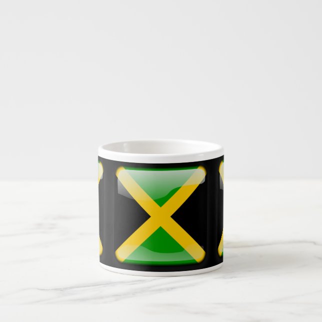 Taza De Espresso Bandera de Jamaica (Frente)