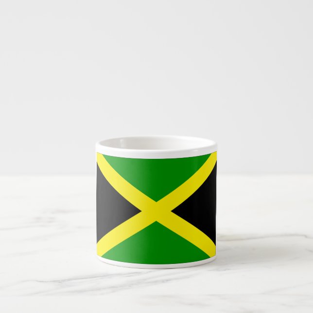 Taza De Espresso Bandera de Jamaica (Frente)