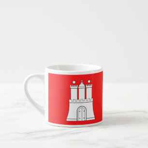 Taza De Espresso Bandera de la Copa Espresso de Hamburgo