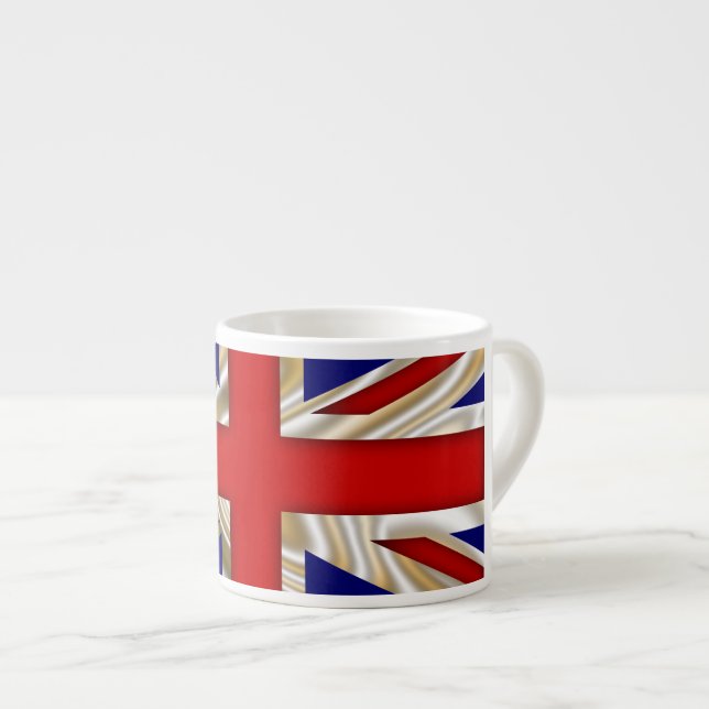 Taza De Espresso Bandera de la Unión Real - Gran Bretaña (Derecha)