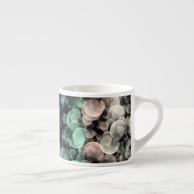Taza De Espresso Bandera de orgullo Uingender Groovy Boho Burbujas  (Derecha)