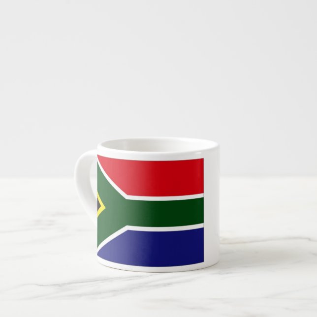 Taza De Espresso Bandera de Sudáfrica (Izquierda)
