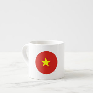 Taza De Espresso Bandera de Vietnam