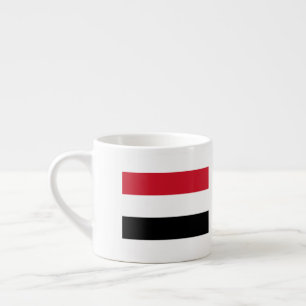 Taza De Espresso Bandera de Yemen