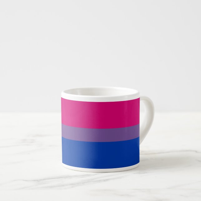 Taza De Espresso Bandera del Orgullo Bisexual (Derecha)
