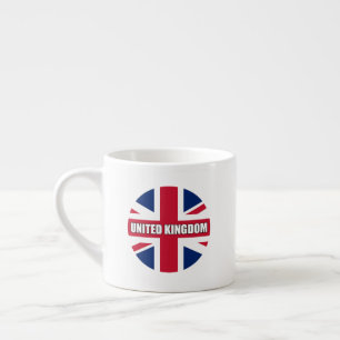 Taza De Espresso Bandera del Reino Unido