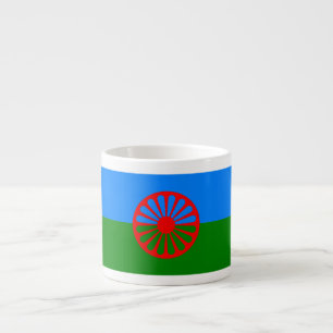 Taza De Espresso Bandera gitana oficial Copa Espresso